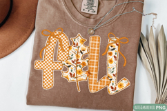 Fall PNG | Preppy Fall PNG | Fall Coquette and DTF Product Image 1