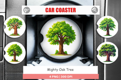 Car Coaster Mighty Oak Product Image 1