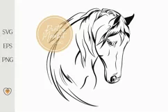 Horse svg #5, Horse head svg, png files Product Image 1