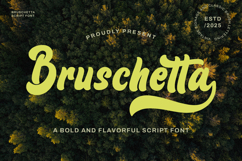 Bruschetta - Vintage Font Product Image 1