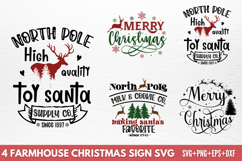 Farmhouse Christmas Sign SVG Product Image 1