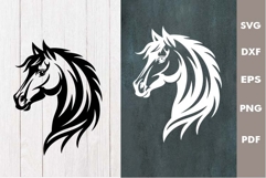 Horse papercut Design| Laser cut, Cricut, Silhouette Product Image 2