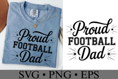 Proud Football Dad Svg | Game Day Svg | Shirt Svg Product Image 2