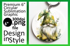 Enchanting Gnome Sublimation Circles Product Image 1