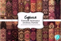 Euphoria Vintage printable journal papers Product Image 1