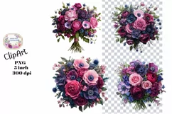 Flowers, Ephemera, Shabby Chic , PNG, Clipart Product Image 1