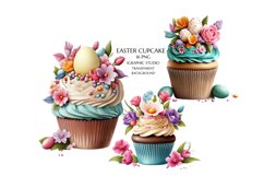 Easter Cupcake Clipart Product Image 1