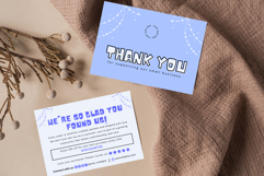 Small Business Thank You Card Template | Editable Canva Product Image 1