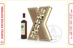 Wine Box v120 - laser cutting file - Glowforge ready SVG Product Image 1
