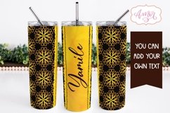 Golden Tumbler Wrap for Sublimation | Customizable tumbler Product Image 1