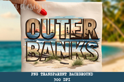 Outer Banks PNG, Vintage North Carolina Sublimation Product Image 3