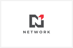 Network Letter N Logo Design Vector Template Product Image 1