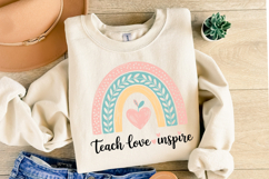 Teach love inspire svg | Svg Files for Cricut | Shirt Svg Product Image 2