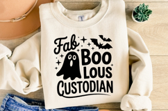 Fab Boo Lous Custodian Svg | Halloween Svg | Shirt Svg Product Image 2