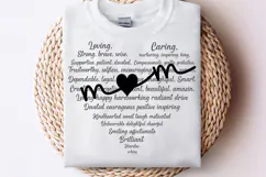 Mum Heart Shape SVG, Mother's Day Heart, Mother's Day SVG Product Image 1