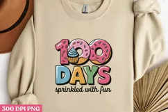 100 Days Sprinkled PNG, 100 Days Of School Sublimati Product Image 2