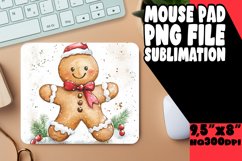 Playful Mouse Pad Sublimation PNG, Christams Product Image 1