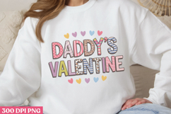 Daddy&#039;s Valentine PNG, Fathers Day Sublimation PNG Product Image 2