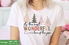 It's The Most Wonderful Time Of The Year SVG Design Product Image 1