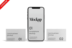 Smartphone With Business Card Product Image 1
