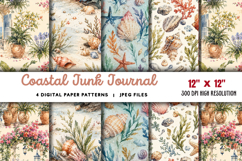 Coastal Junk Journal Pages JPG Product Image 1