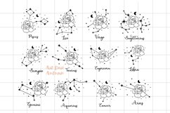 Astrology svg bundle, Star zodiac constellation svg Product Image 2