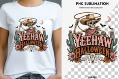 Western gothic halloween png design for T-shirts Product Image 1