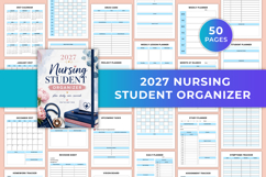 2027 Nursing Student Organizer | Nursing School Planner Product Image 1