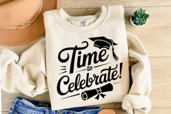 Time to Celebrate svg | Graduation Svg | Shirt Svg Product Image 2