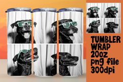 Funny Dog Portrait Tumbler Wrap for Dog Lovers Product Image 1