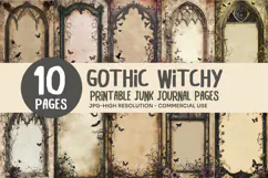 Gothic Witchy Junk Journal Pages Product Image 1