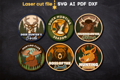 Hunting Bundle SVG laser cut files for Glowforge Product Image 1