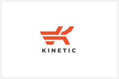 Kinetic Letter K Logo Design Vector Product Image 1
