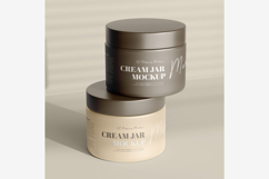 Plastic Cream Jar - PSD Mockup Product Image 1