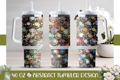 Sparkle Tumbler Template, Sequin 40 Oz Tumbler Wrap Product Image 1