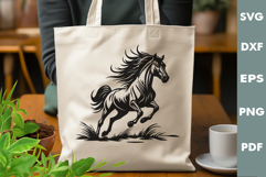Horse Design, Cutting board SVG, Laser cut, Cricut Product Image 2