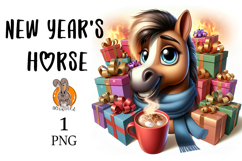 New Year&#039;s horse Product Image 1