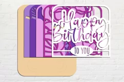 Birthday Money card Holder| Paper cutting | Money card SVG Product Image 2