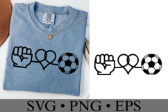 Peace Love Football Svg | Game Day Svg | Shirt Svg Product Image 2