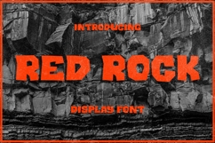 Red Rock - A Bold Rugged Display Font Product Image 1