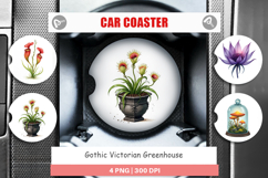 Victorian Greenhouse Car Coaster Product Image 1