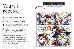 Halloween gnome clipart, Halloween clipart, Gnome PNG Product Image 2