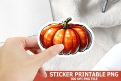 Pumpkin Howdy Sticker| Halloween Pumpkin Sticker Product Image 1