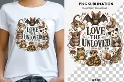 Unloved animals png design for T-shirts Product Image 1