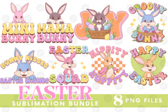 Easter Sublimation PNG Bundle Bunny Chick Farm Hip Hop Joy Product Image 1
