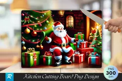 Santa's Elves Toy Christmas Cutting Board PNG Design Product Image 1