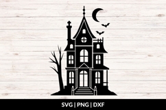 Creepy House SVG, Haunted House SVG Product Image 1