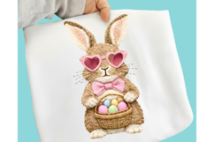 Faux Yarn Easter PNG, Easter Bunny PNG, Faux yarn Bunny PNG Product Image 2
