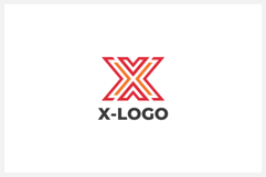 Geometric Letter X Logo Design Vector Product Image 1