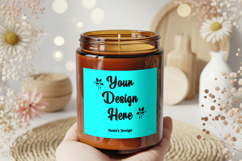 Soy candle label mockup Product Image 2
